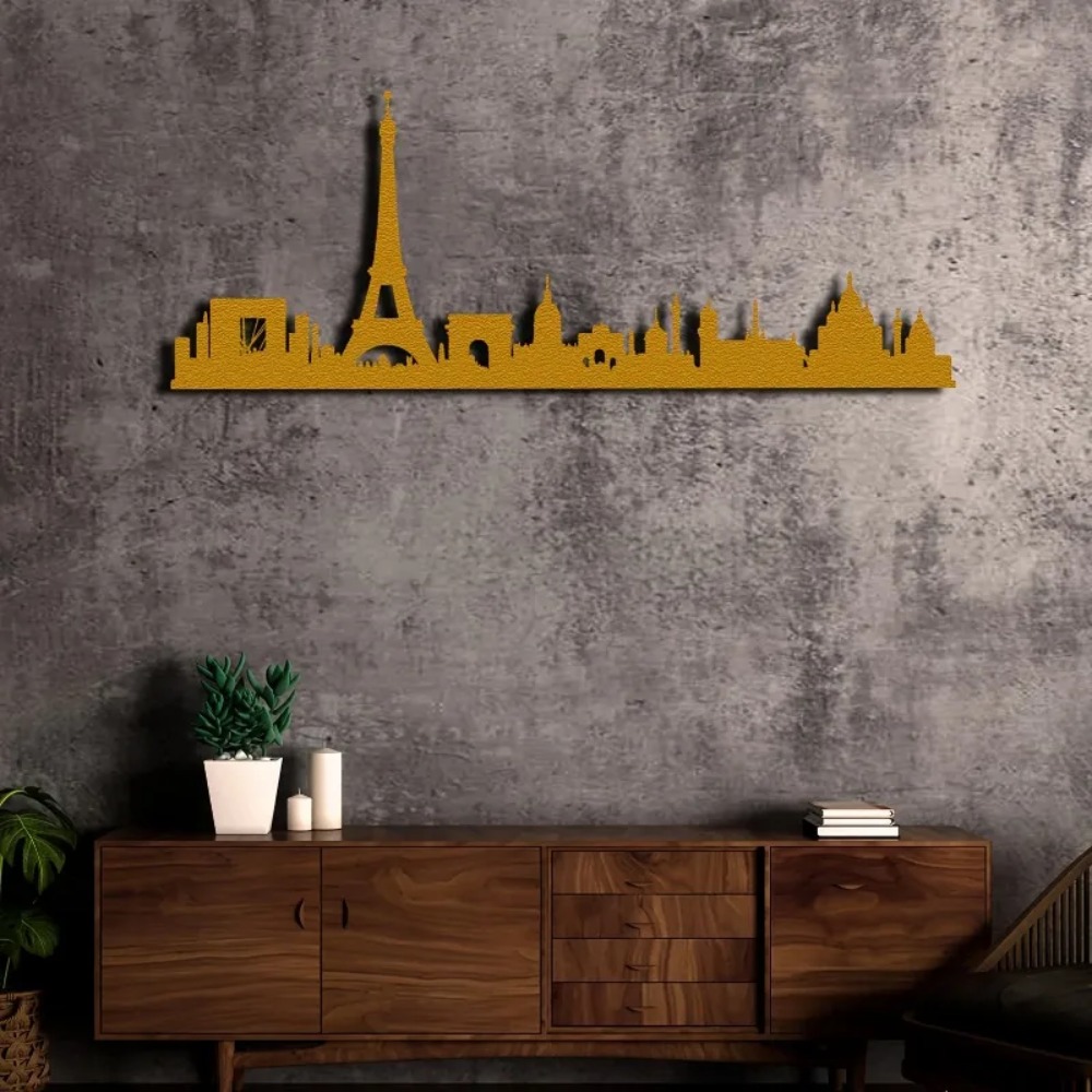 Gaming Desk Mat - CIFbuy Paris Theme Metal Wall Art