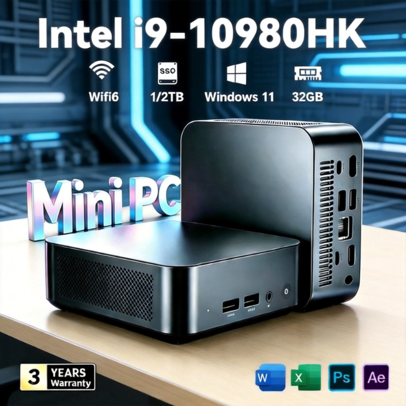 Pc Gaming Compact - 2026 Win11 Pro Intel Core i9