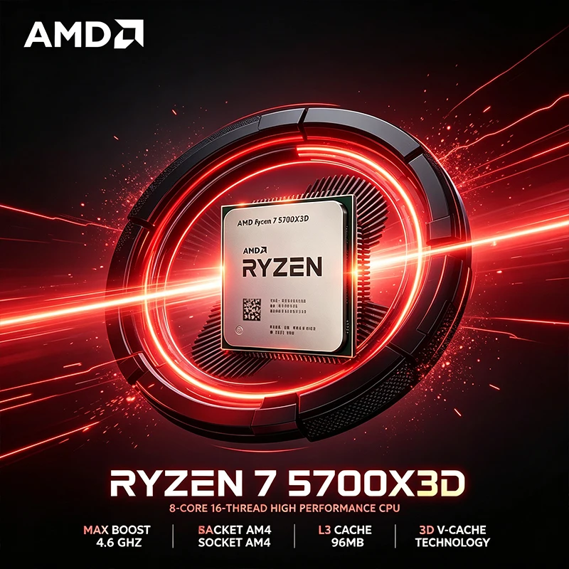Amd Cpu Ryzen 7 - AMD Ryzen 7 5700X3D Desktop CPU