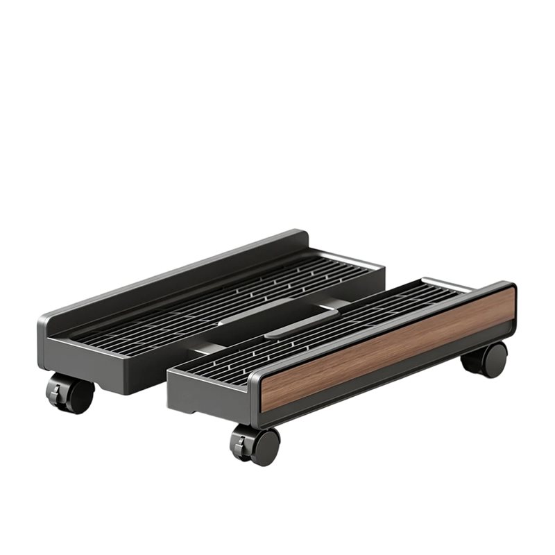Pc Gaming Cpu - [B24B!】 Adjustable Rolling Computer Holder With