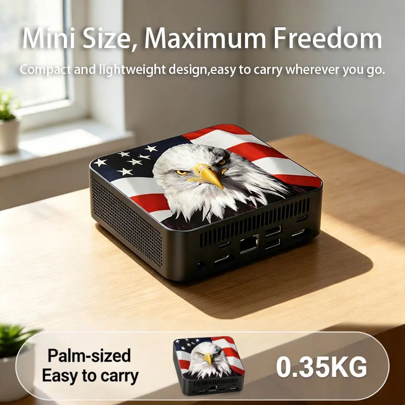 Slim Canada Flag Mini Desktop  - Pc Gaming Usa 评论和价格