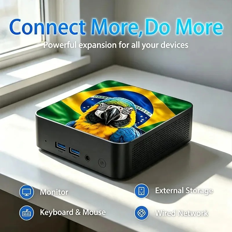 Mexico Brazil Flag Mini PC Int - Pc Gaming Compact 评论和价格