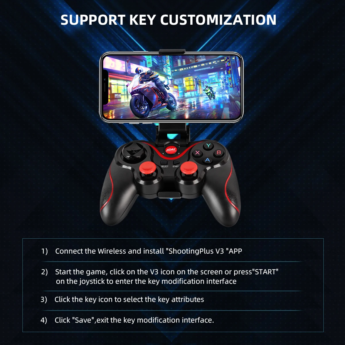 GAMINJA Wireless Bluetooth Gam - Pc Gaming Xbox Controller 评论和价格