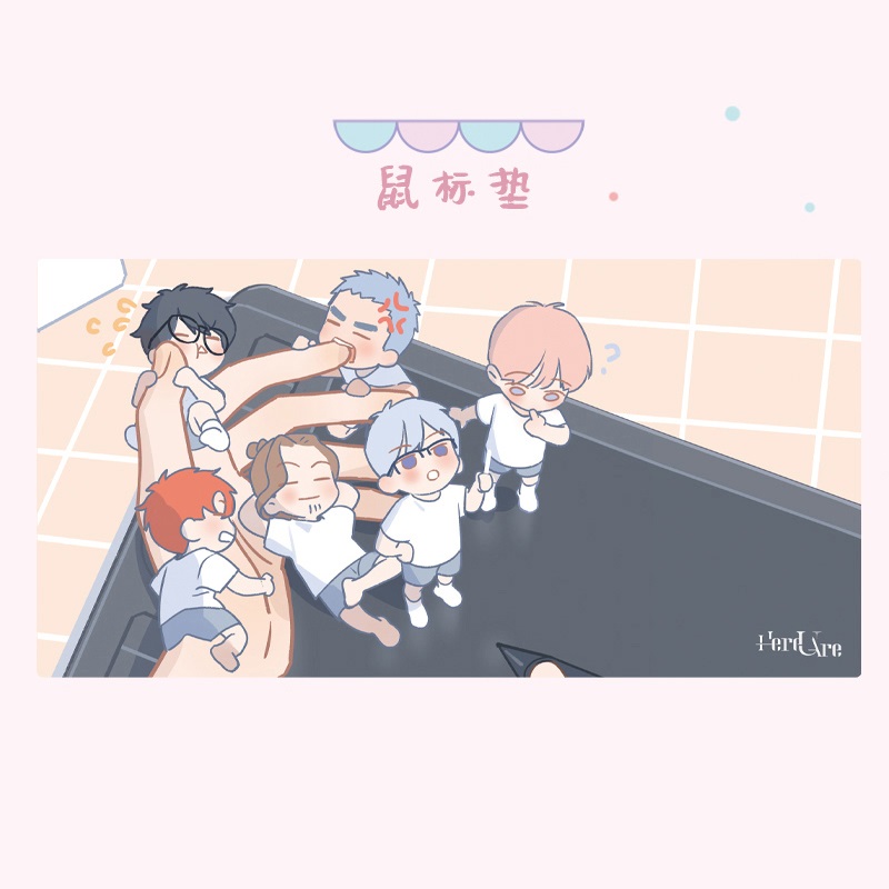 Here U Are Manga Art Gaming Mo - Gaming Desk Mat 评论和价格