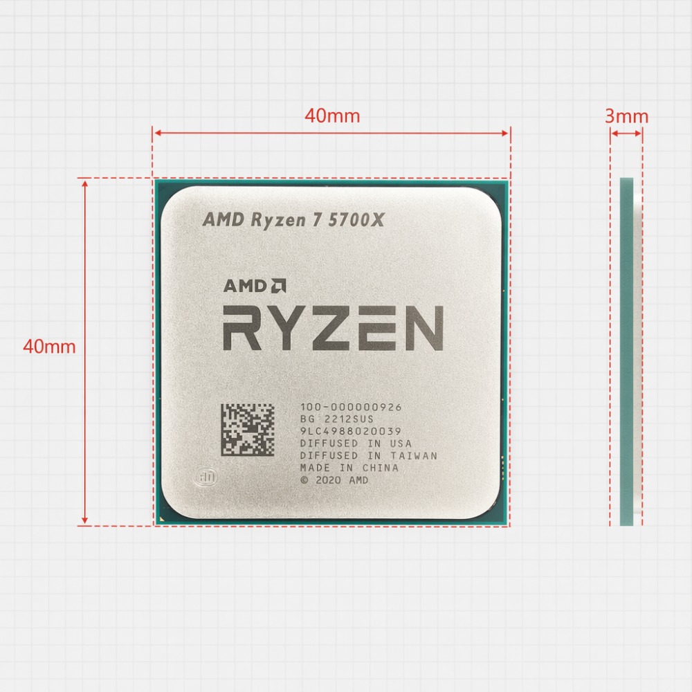 7NM AMD Ryzen 7 5700X AM4 CPU  - Amd Cpu Ryzen 7 评论和价格