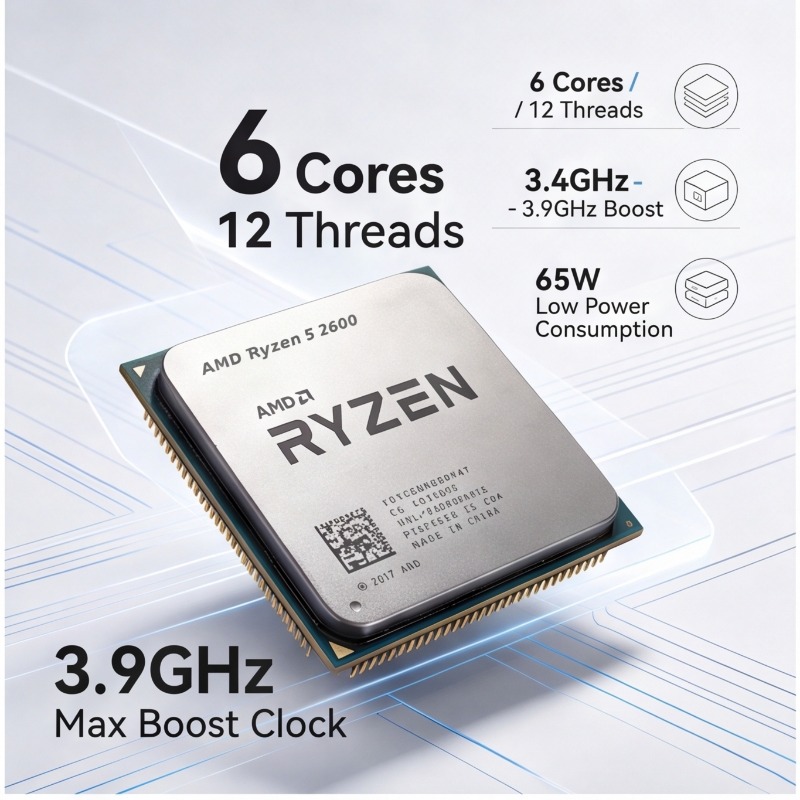 AMD Ryzen 5 2600 R5 2600 3.4GH - Pc Gaming Cpu 评论和价格