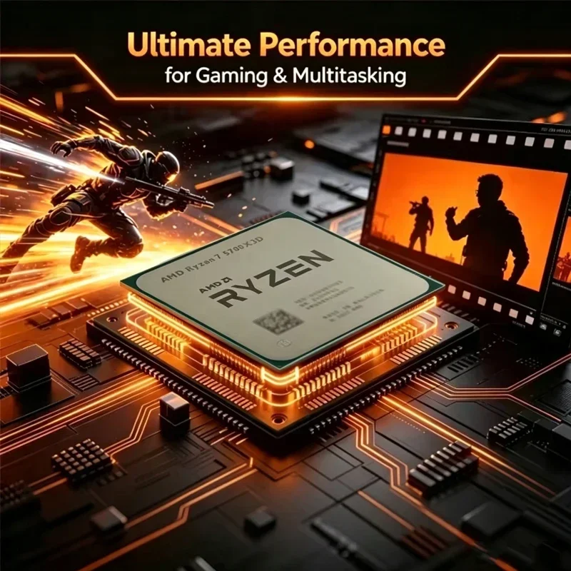 AMD Ryzen 7 5700X3D Desktop CP - Amd Cpu Ryzen 7 评论和价格