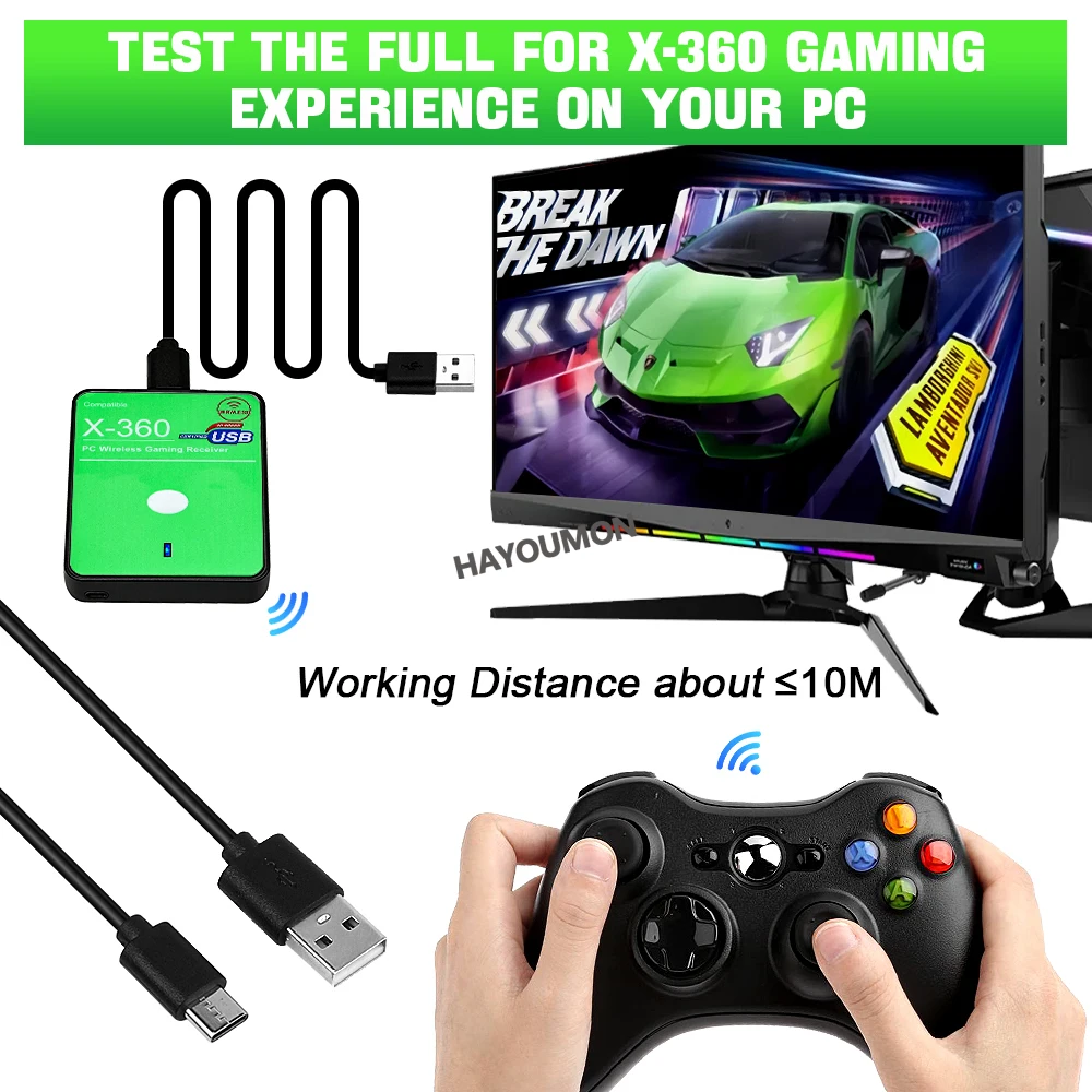 New Wireless Gaming Receiver f - Pc Gaming Xbox Controller 评论和价格