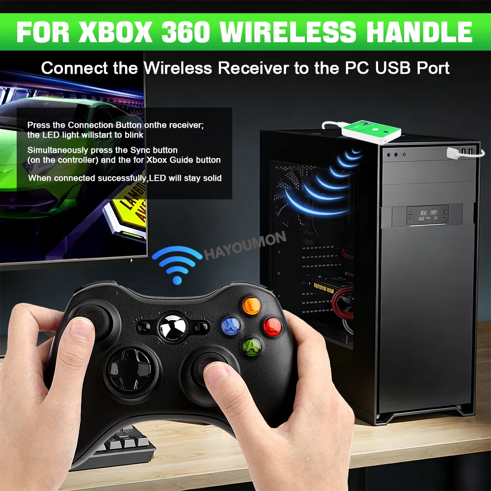New Wireless Gaming Receiver f - Pc Gaming Xbox Controller 评论和价格