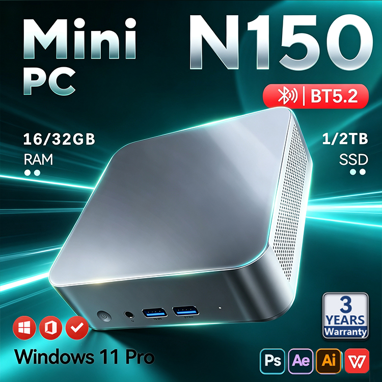 2026 Intel N150 Mini PC Protab - Pc Gaming Compact 评论和价格