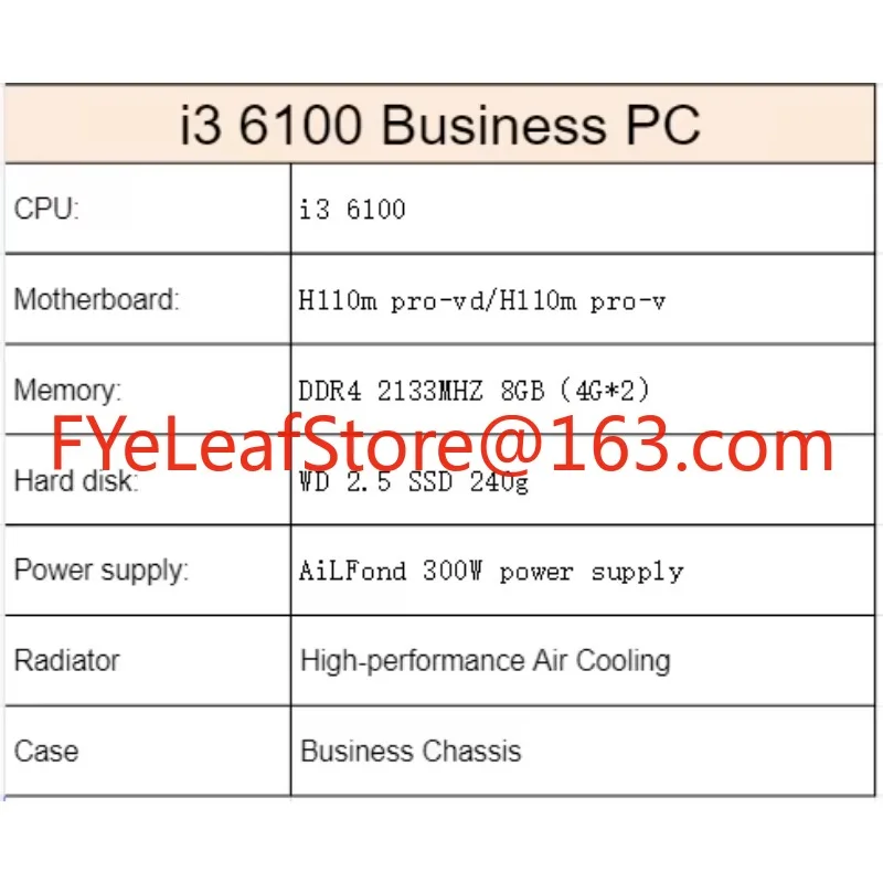 i3 6100  full gaming pc custom - Pc Gaming Kit 评论和价格