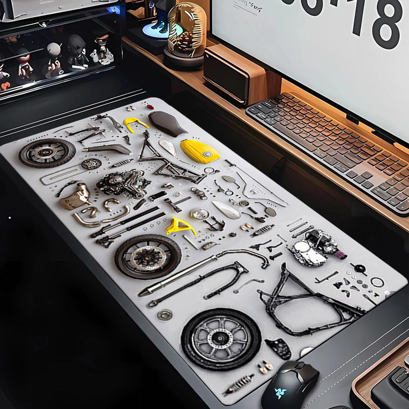 Disassembly Diagram Rubber Mou - Gaming Desk Mat 评论和价格