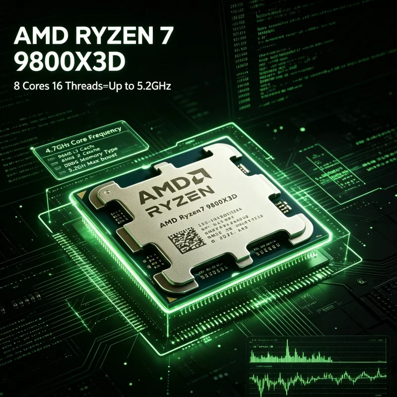 AMD Ryzen 7 9800X3D X3D Cache  - Amd Cpu Ryzen 7 评论和价格