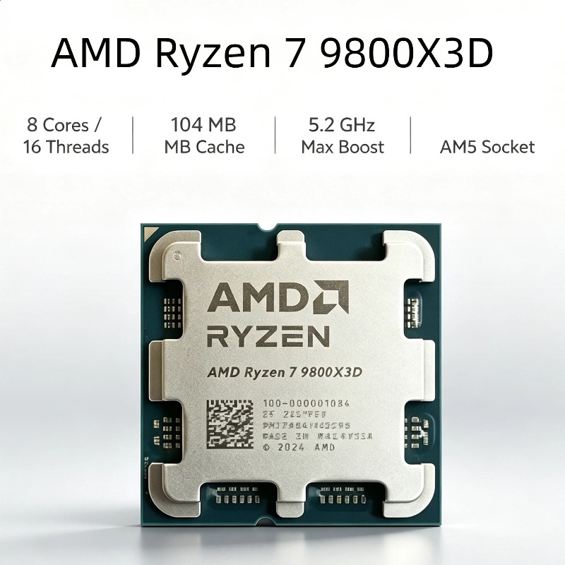 AMD Ryzen 7 9800X3D X3D Cache  - Amd Cpu Ryzen 7 评论和价格