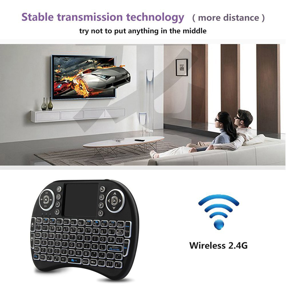 Backlit Mini Wireless Keyboard - Pc Gaming Kit 评论和价格