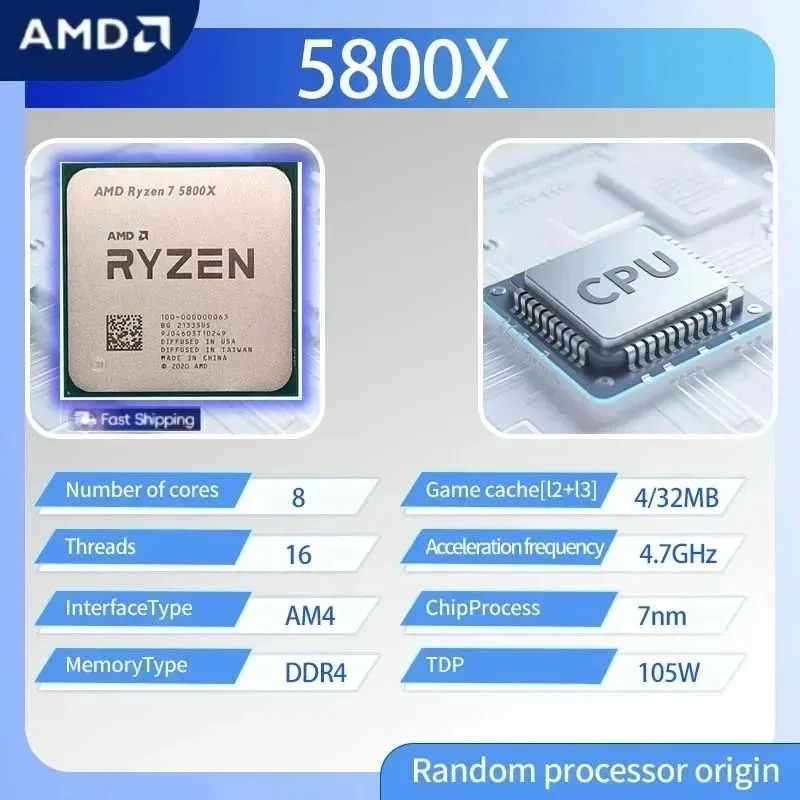 AM4 Socket 2026 New AMD Ryzen  - Amd Cpu Ryzen 7 评论和价格